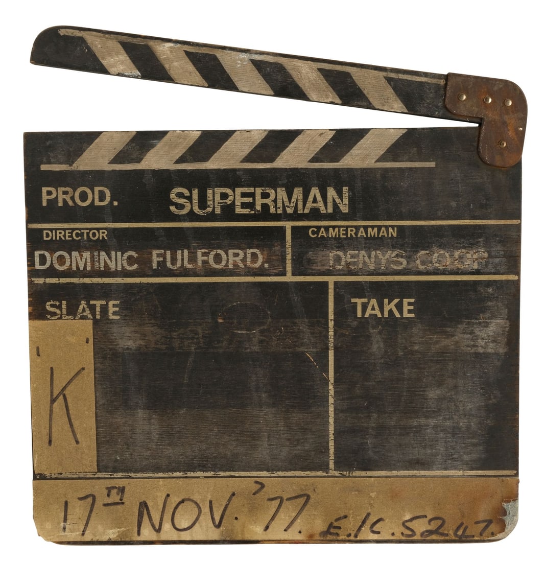 386. SUPERMAN (1978) - Flying Unit Camera Clapperboard: B