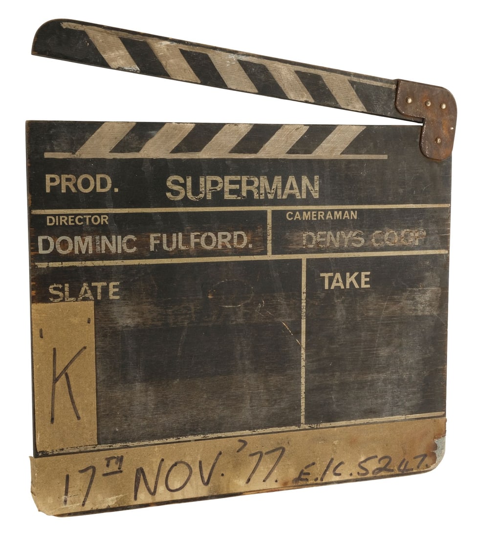 386. SUPERMAN (1978) - Flying Unit Camera Clapperboard - 2