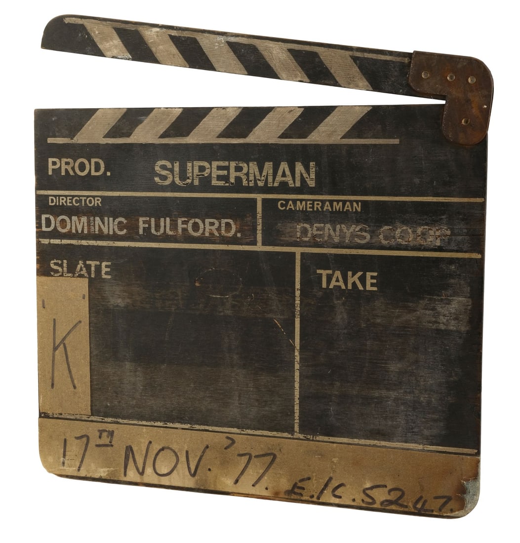 386. SUPERMAN (1978) - Flying Unit Camera Clapperboard - 3
