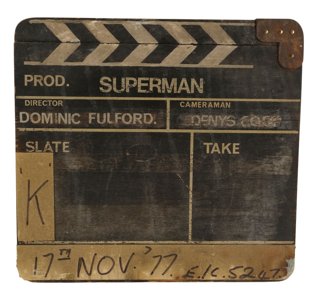 386. SUPERMAN (1978) - Flying Unit Camera Clapperboard - 4