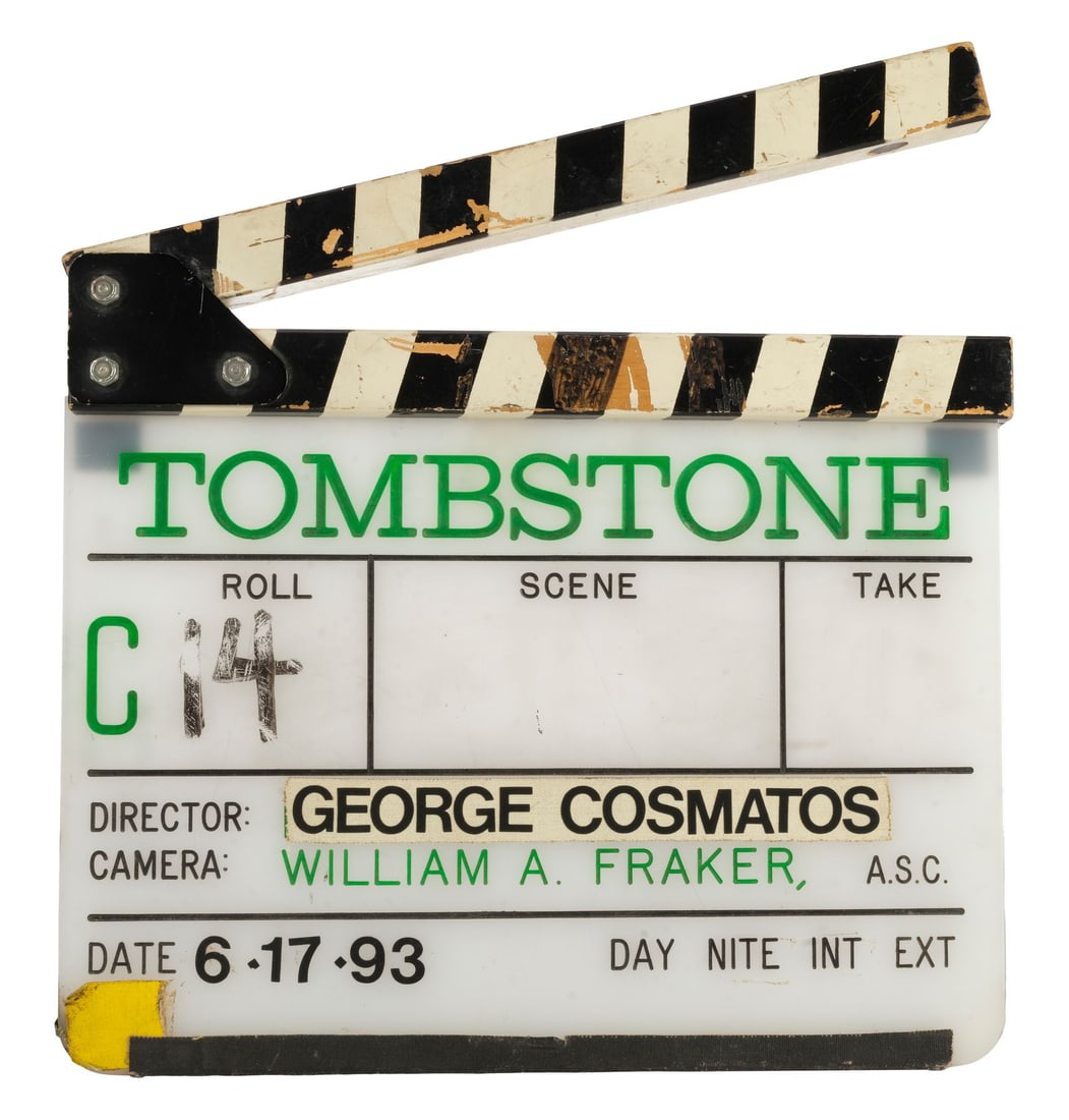 411. TOMBSTONE (1993) - "C" Camera Clapperboard: B