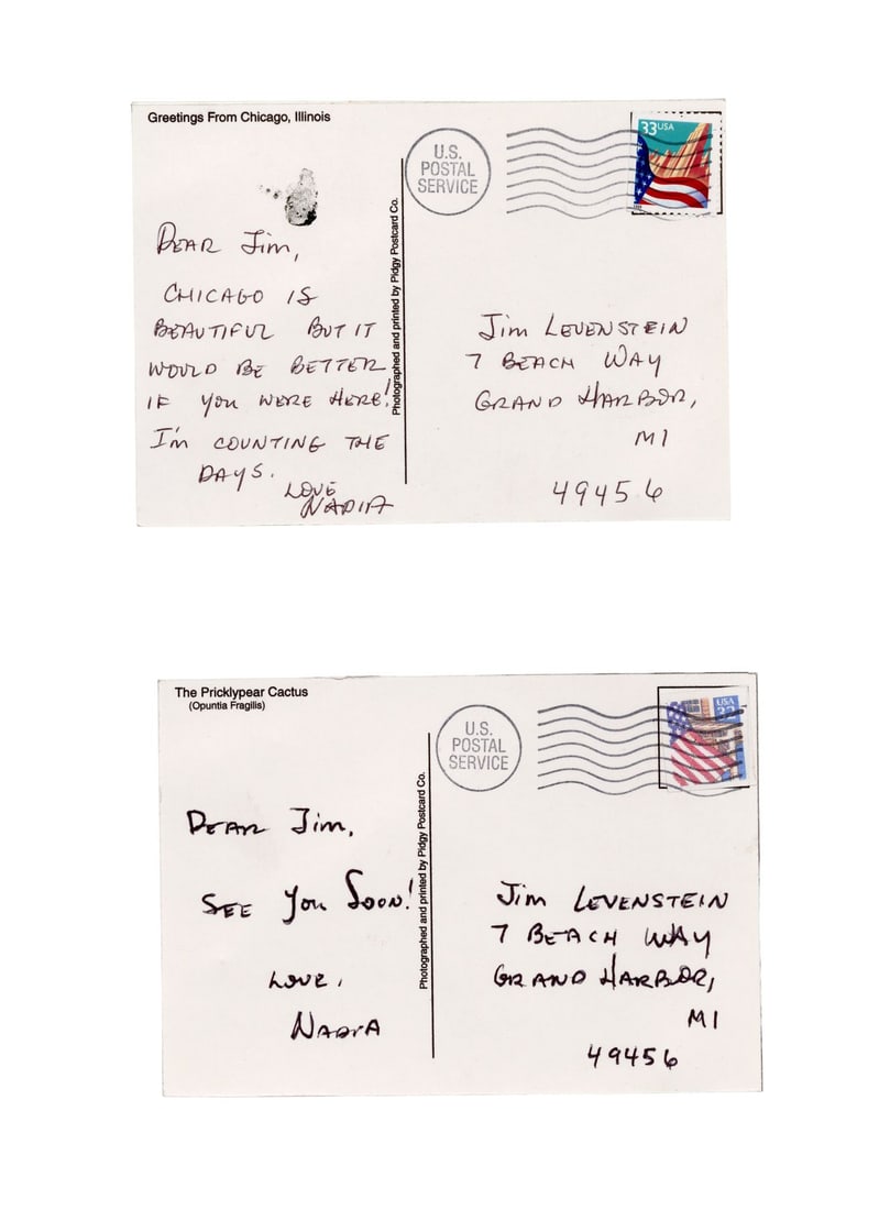 457. AMERICAN PIE 2 (2001) - Jim Levenstein's (Jason Biggs) Screen-Matched Philadelphia Postcard: B