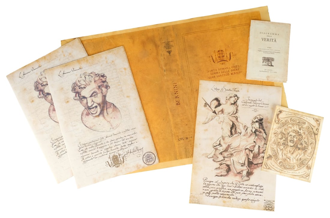 463. ANGELS AND DEMONS (2009) - Vatican "Bernini" Cover with Collection of Center Folios and: B