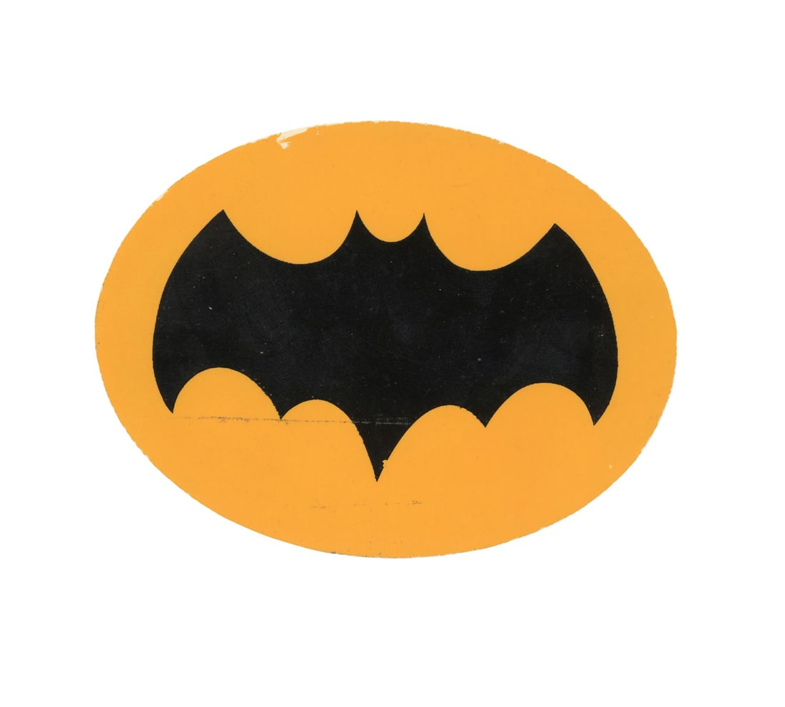 484. BATMAN (T.V. SERIES, 1966 - 1968) - Batman's (Adam West) Batsuit Chest Emblem: B