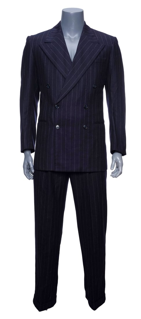 489. BATMAN RETURNS (1992) - Max Shreck's (Christopher Walken) Conference Room Pinstripe Suit: B