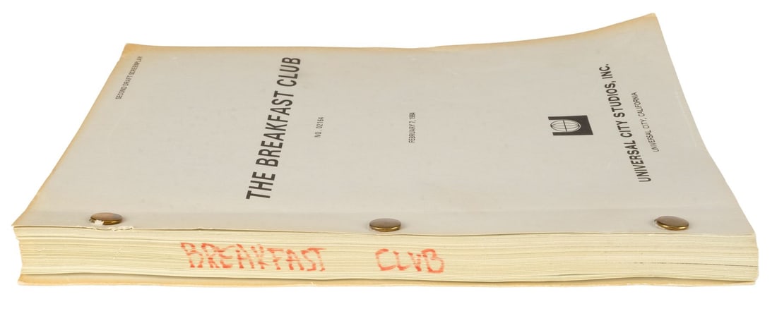 547. THE BREAKFAST CLUB (1985) - Bound Second Draft Script - 3