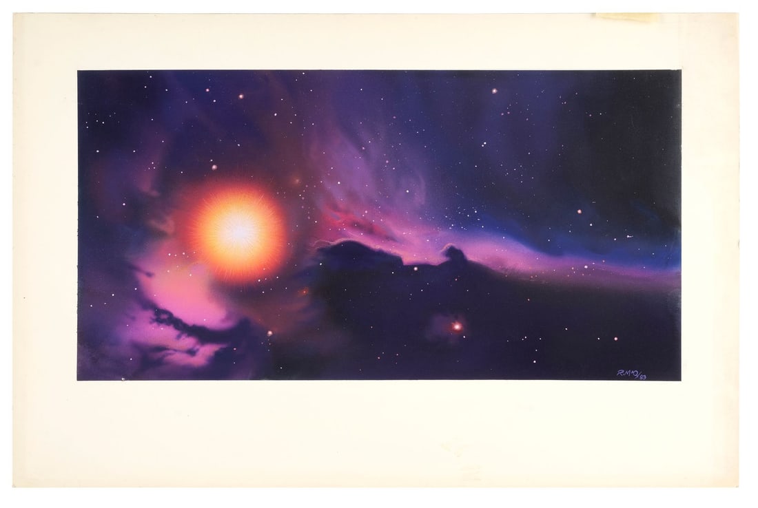 585. COCOON (1985) - Hand-Painted Ralph McQuarrie Antareans in Deep Space Concept Artwork: B