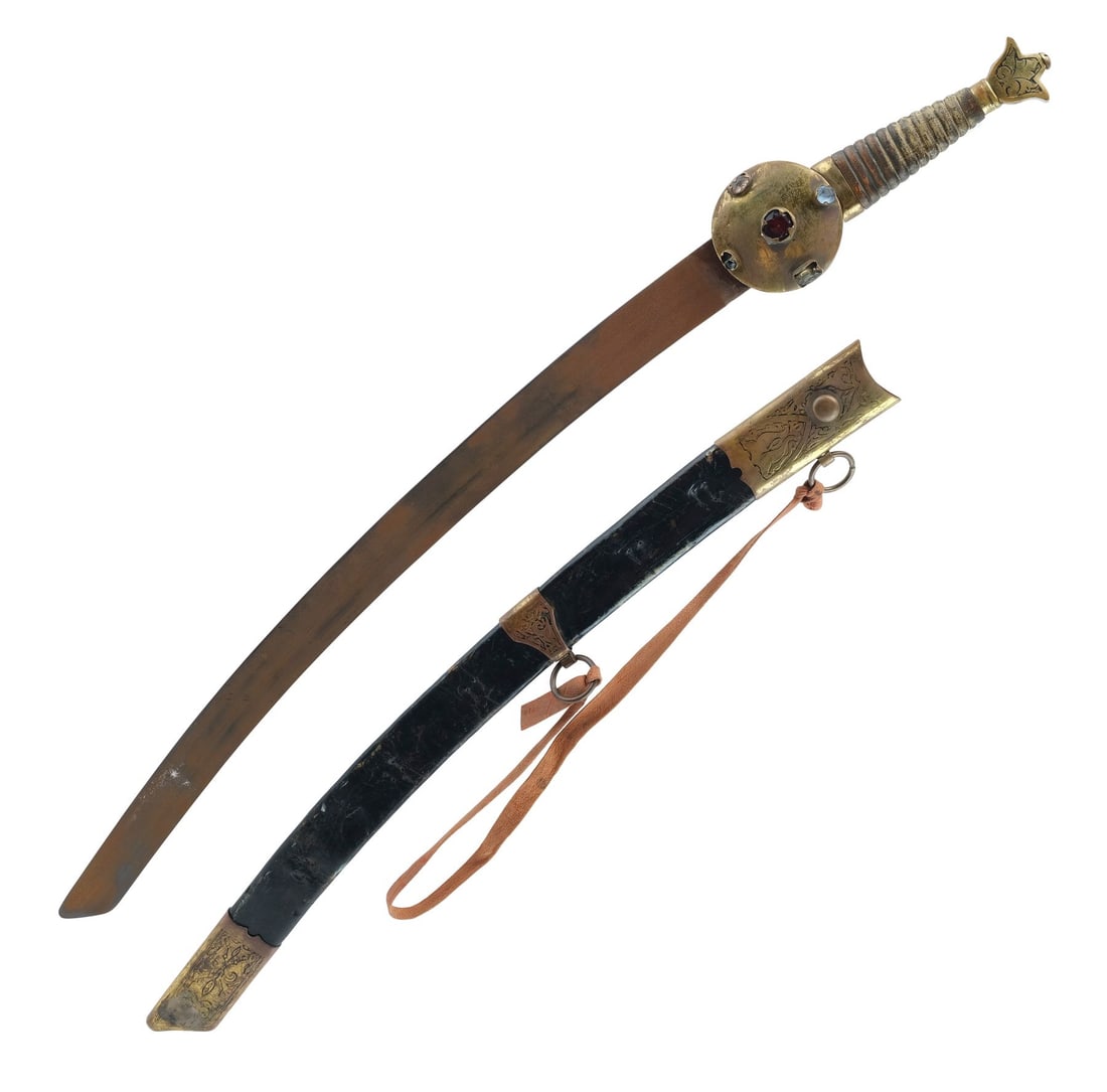 589. CONAN THE BARBARIAN (1982) - Mongol General's (Akio Mitamura) Saber and Sheath: B