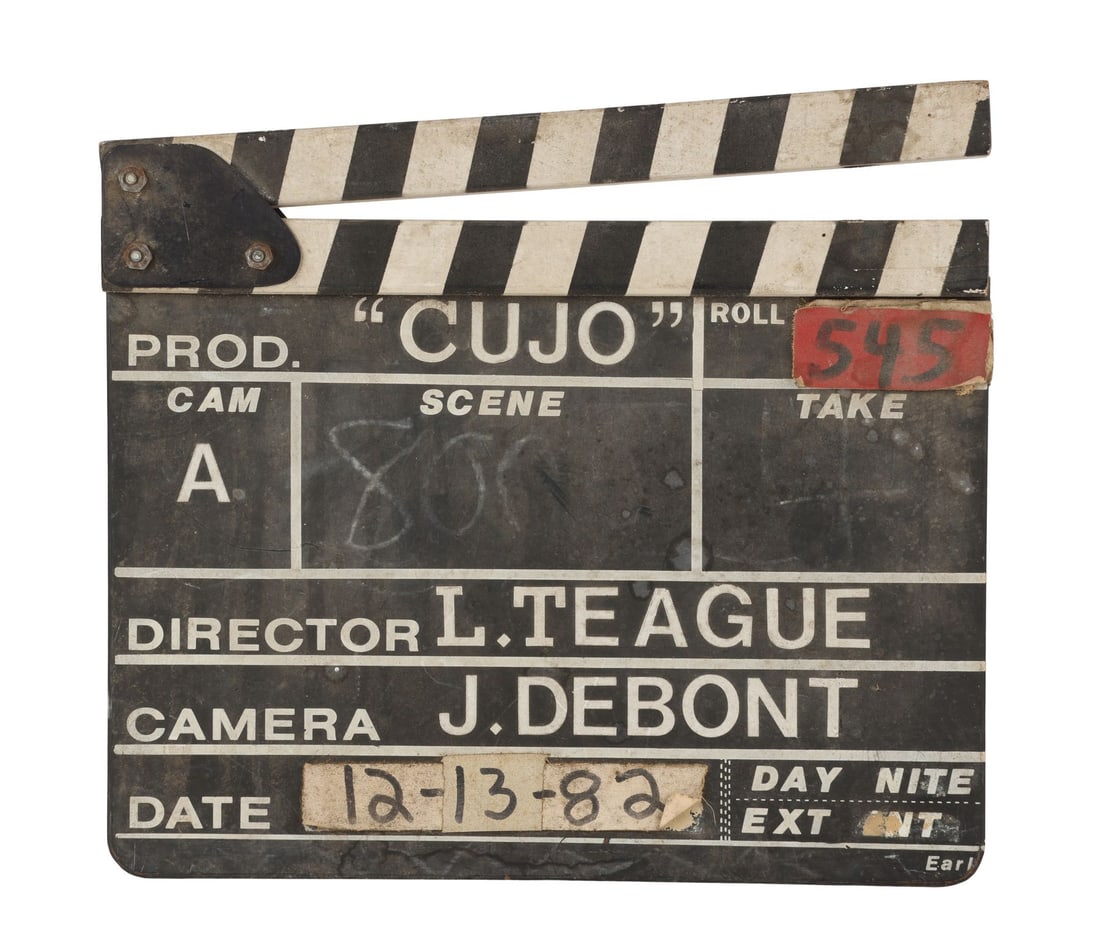 605. CUJO (1983) - First Unit Clapperboard - 2