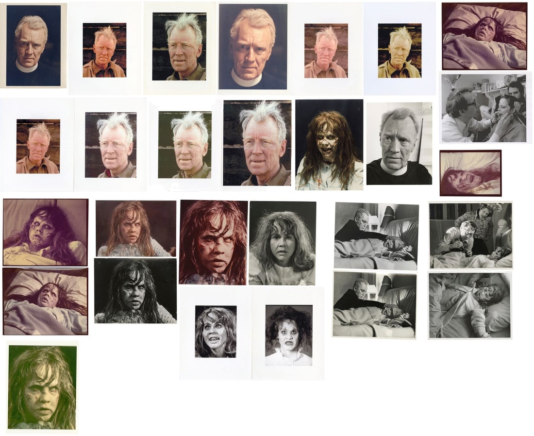 656. THE EXORCIST (1973) - Dick Smith Collection: Collection of 27 Production Photographs and Stills: B