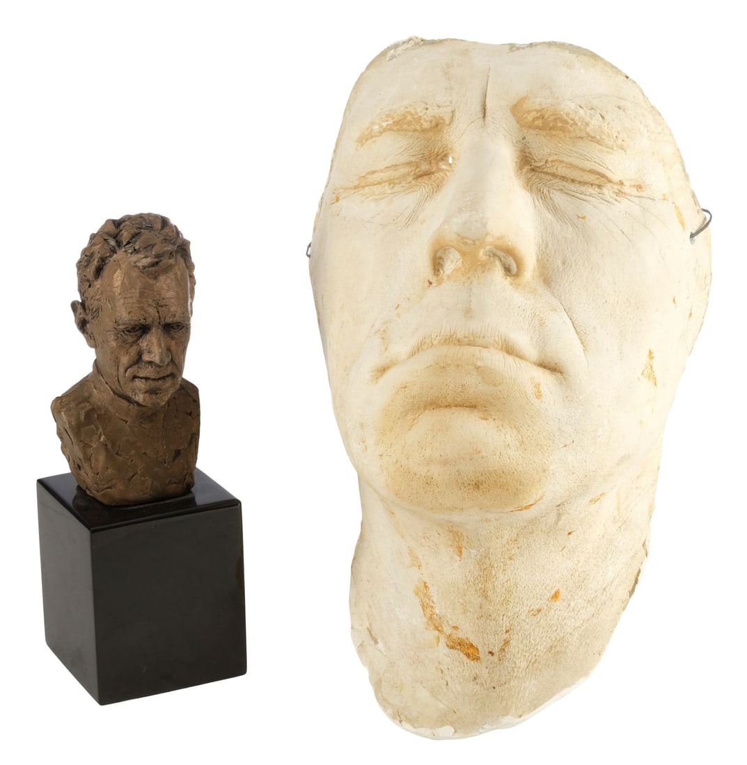 660. THE EXORCIST (1973) - Dick Smith Collection: Father Lankester Merrin (Max von Sydow) Bust with: B