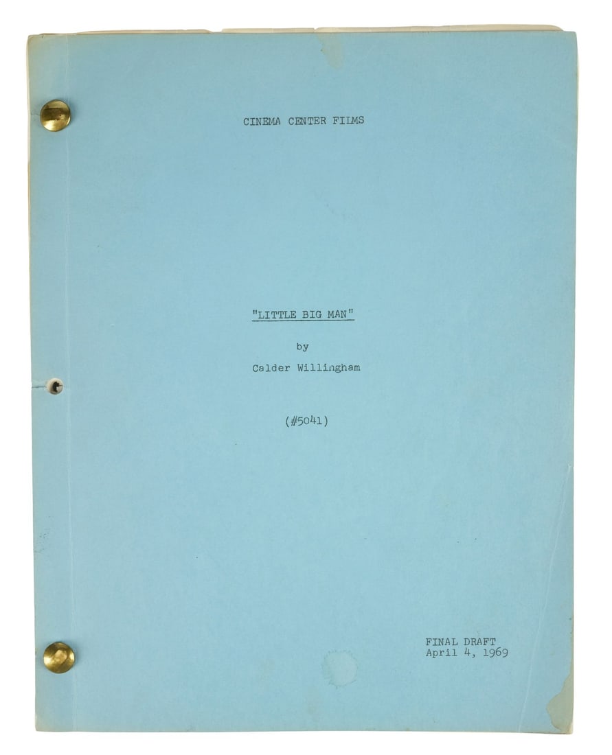 664. LITTLE BIG MAN (1970) - Dick Smith Collection: Personal Final Draft Script with: B