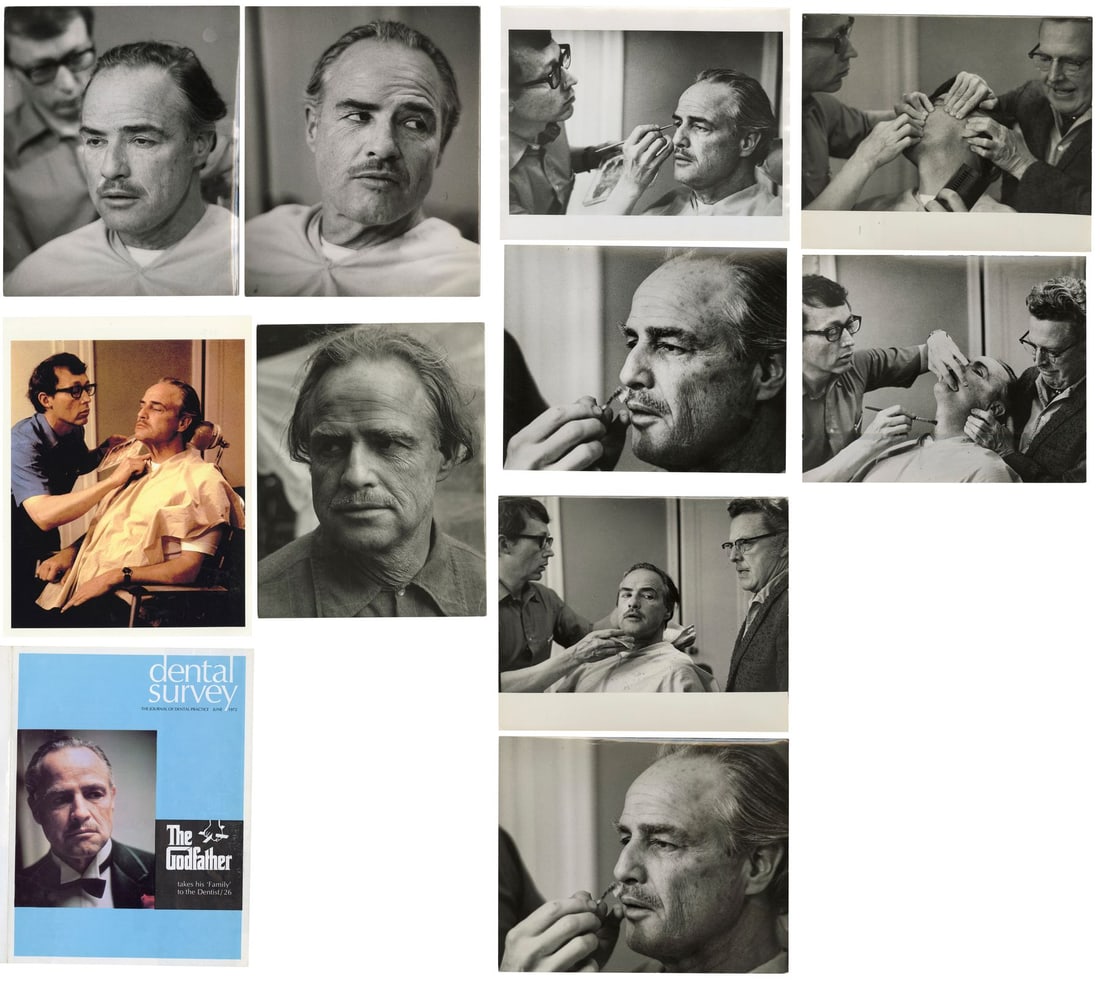 670. THE GODFATHER (1972) - Dick Smith Collection: Vito Corleone (Marlon Brando) Makeup Application: B