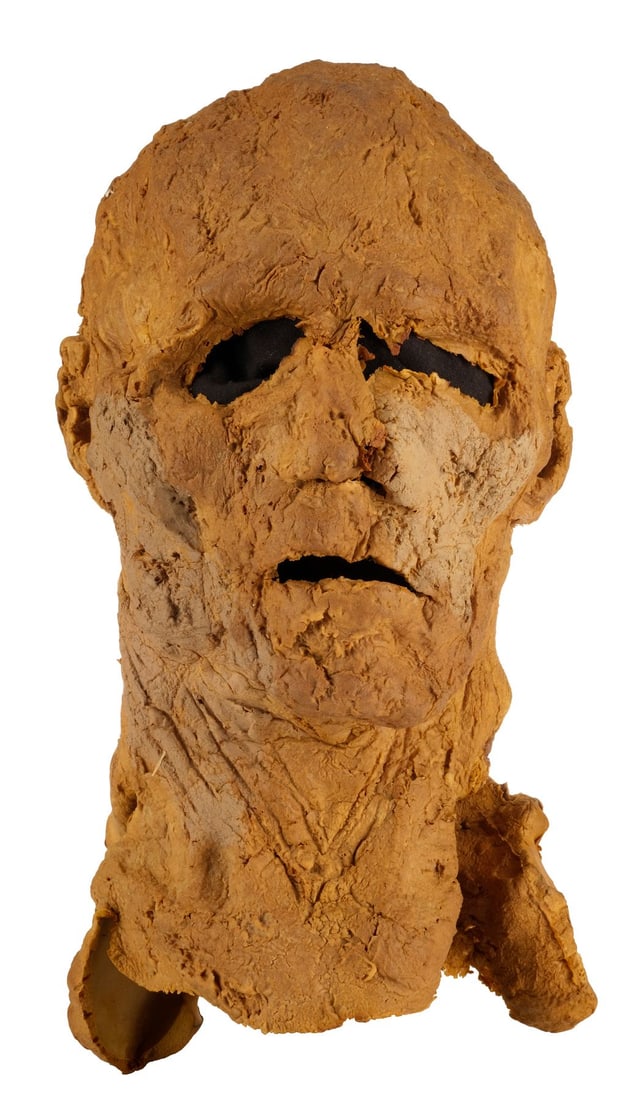 685. THE HUNGER (1983) - Dick Smith Collection: Mummy Mask and Gloves: B
