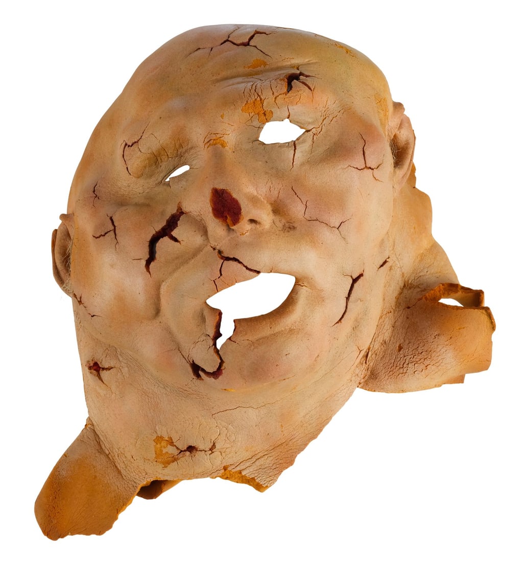 686. SPASMS (1983) - Dick Smith Collection: Warren Crowley's (Al Waxman) Animatronic Taipan-Bitten (1 of 7)