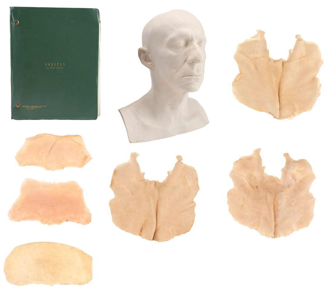 688. AMADEUS (1984) - Dick Smith Collection: Antonio Salieri's (F. Murray Abraham) Makeup Appliances: B