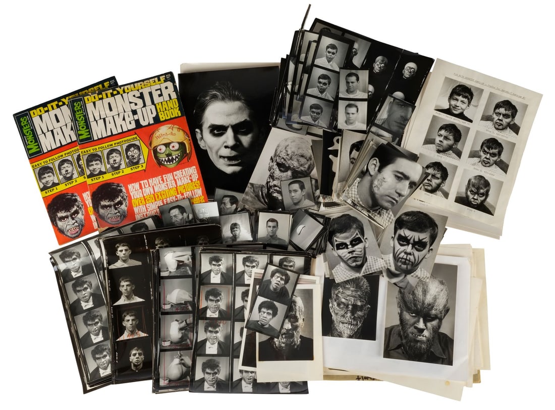 696. DICK SMITH - Dick Smith Collection: Photography Collection from Do-It-Yourself Monster Make-Up: B