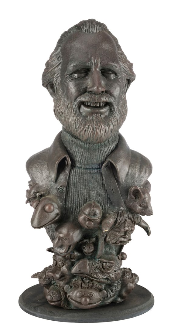 721. JIM HENSON - Dick Smith Collection: Jim Henson Miniature Bust Gift: B