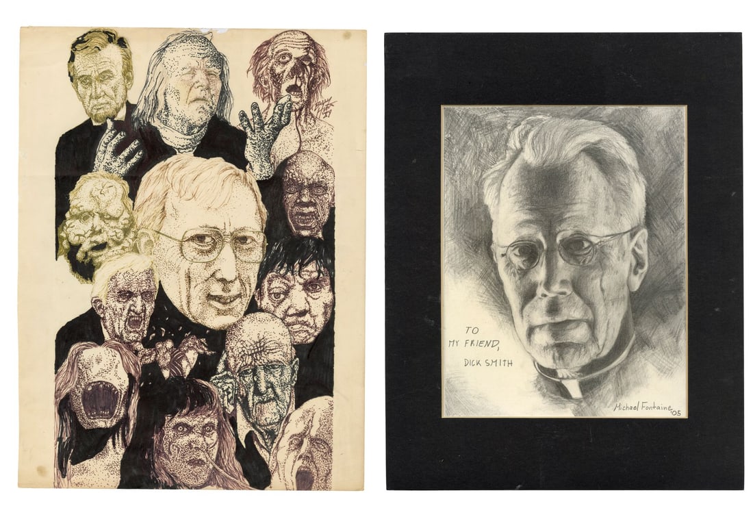 722. DICK SMITH - Dick Smith Collection: Smith's Personal Hand-Drawn Michael Fontaine "Father: B