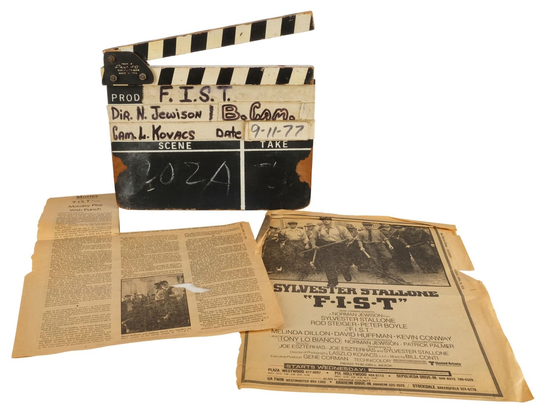 725. F.I.S.T. (1978) - Joseph E. Thibo Collection: "B" Camera Clapperboard: B