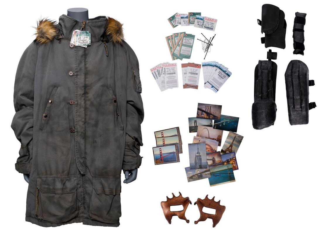 737. FINCH (2021) - Finch Weinberg's (Tom Hanks) Postcards with Jeff’s (Caleb Landry Jones) Parka: B