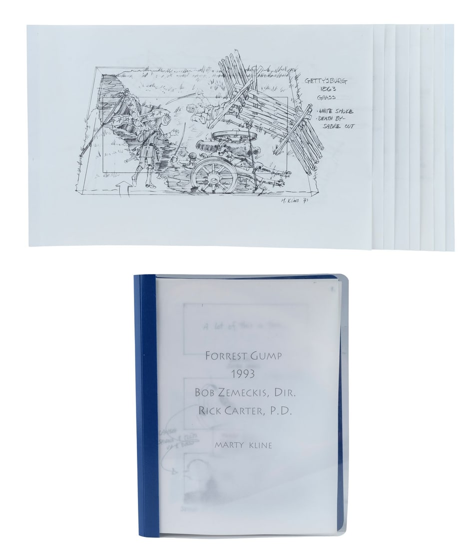 754. FORREST GUMP (1994) - Childhood and Past War Storyboard Copies: B