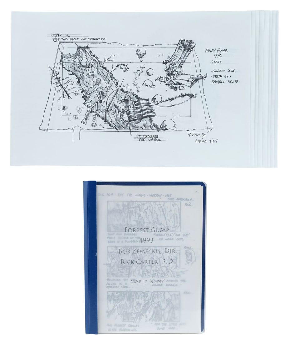 757. FORREST GUMP (1994) - Vietnam and Gump House Storyboard Copies: B