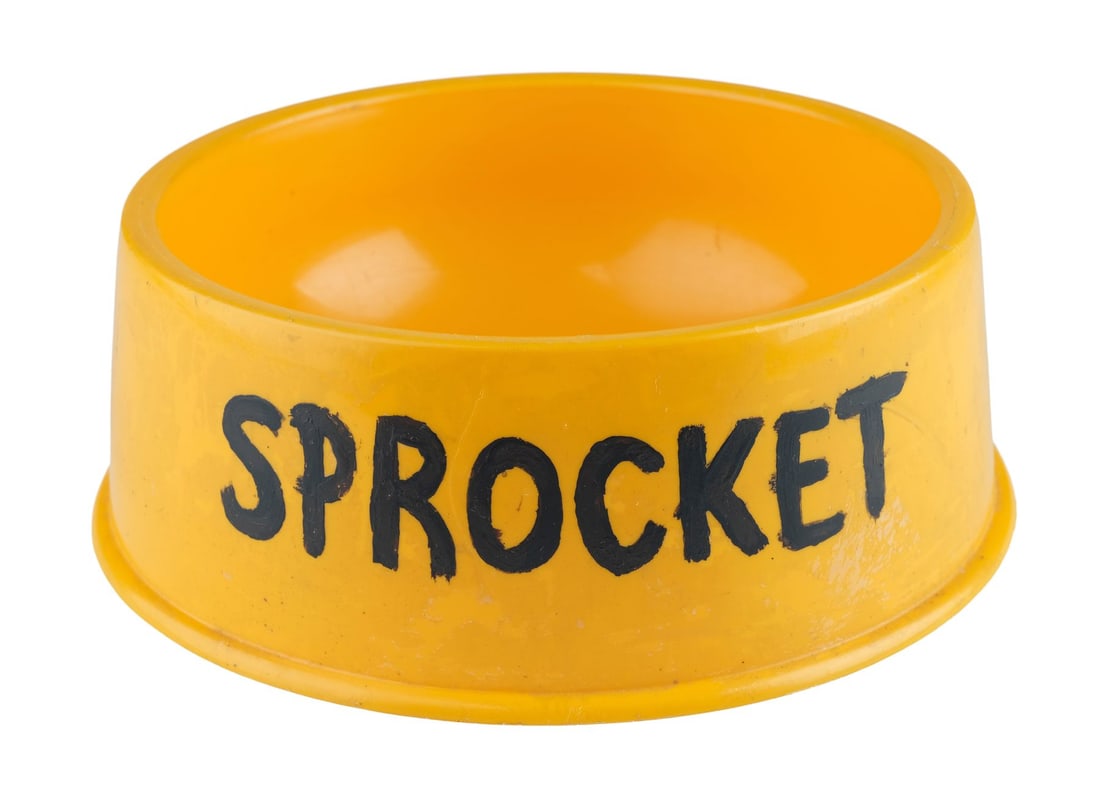 761. FRAGGLE ROCK (T.V. SERIES, 1983-1987) - Sprocket's (Steve Whitmire) Dog Bowl: B