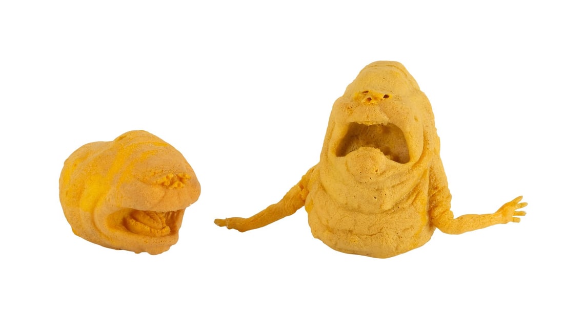 790. GHOSTBUSTERS (1984) - Stuart Ziff Collection: Pair of Onionhead (Slimer) Puppet Castings: B