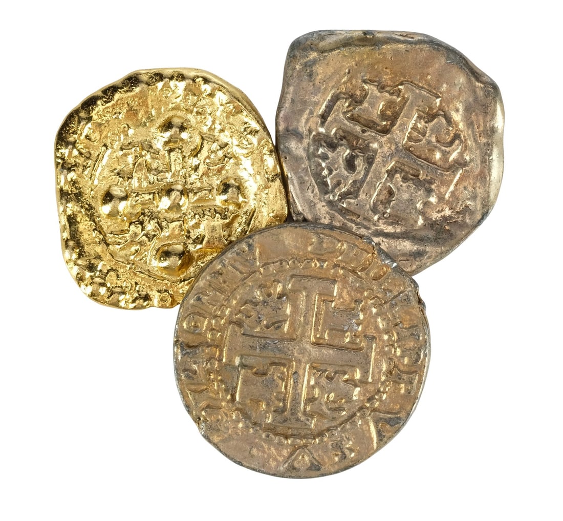 802. THE GOONIES (1985) - Set of Three Coins from One-Eyed Willy's Treasure: B