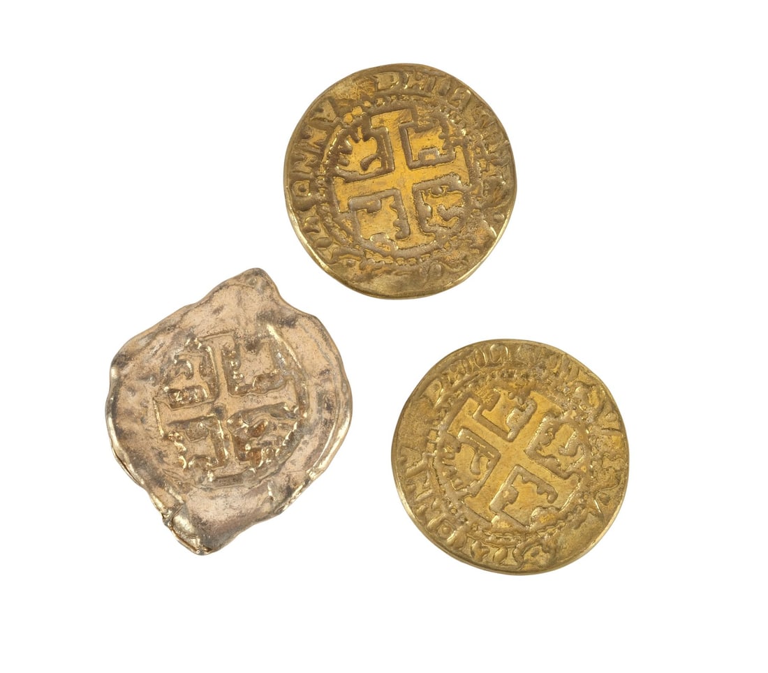 803. THE GOONIES (1985) - Set of Three One-Eyed Willy Coins: B