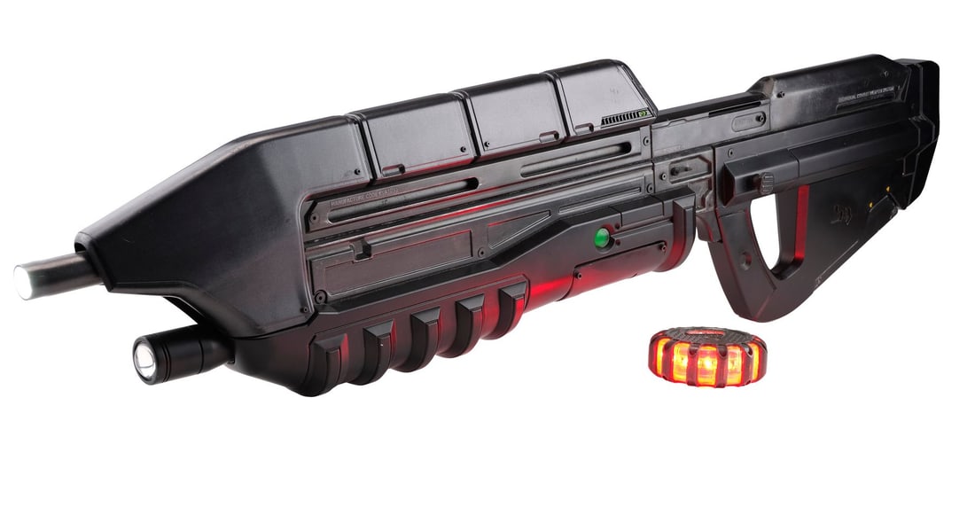 818. HALO (T.V. SERIES, 2022 - PRESENT) - Light-Up MA5C Assault Rifle with Light-Up Mine: B