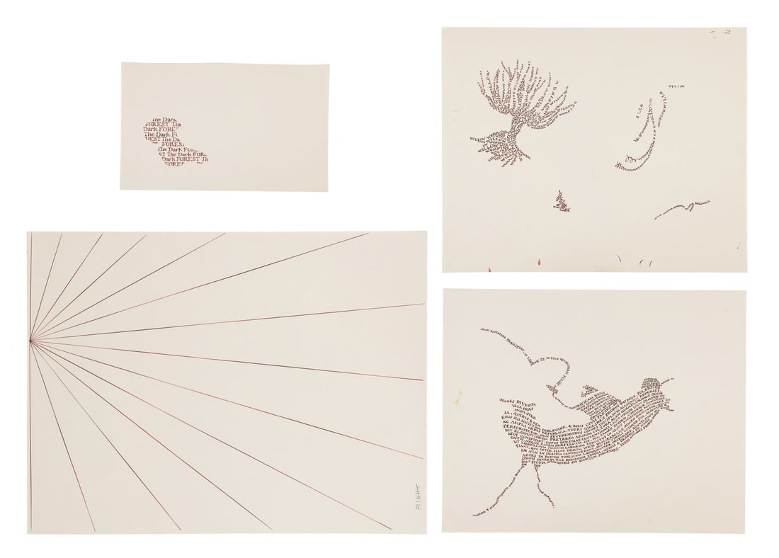 831. HARRY POTTER AND THE PRISONER OF AZKABAN (2004) - Hand-Drawn Marauder's Map Final Interior: B