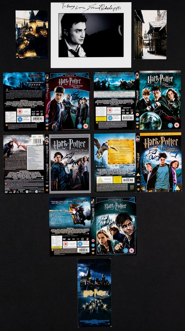 842. HARRY POTTER FRANCHISE (1997 - 2011) - Pair of Hogwarts Blueprints, Pair of Screening Invites,: B