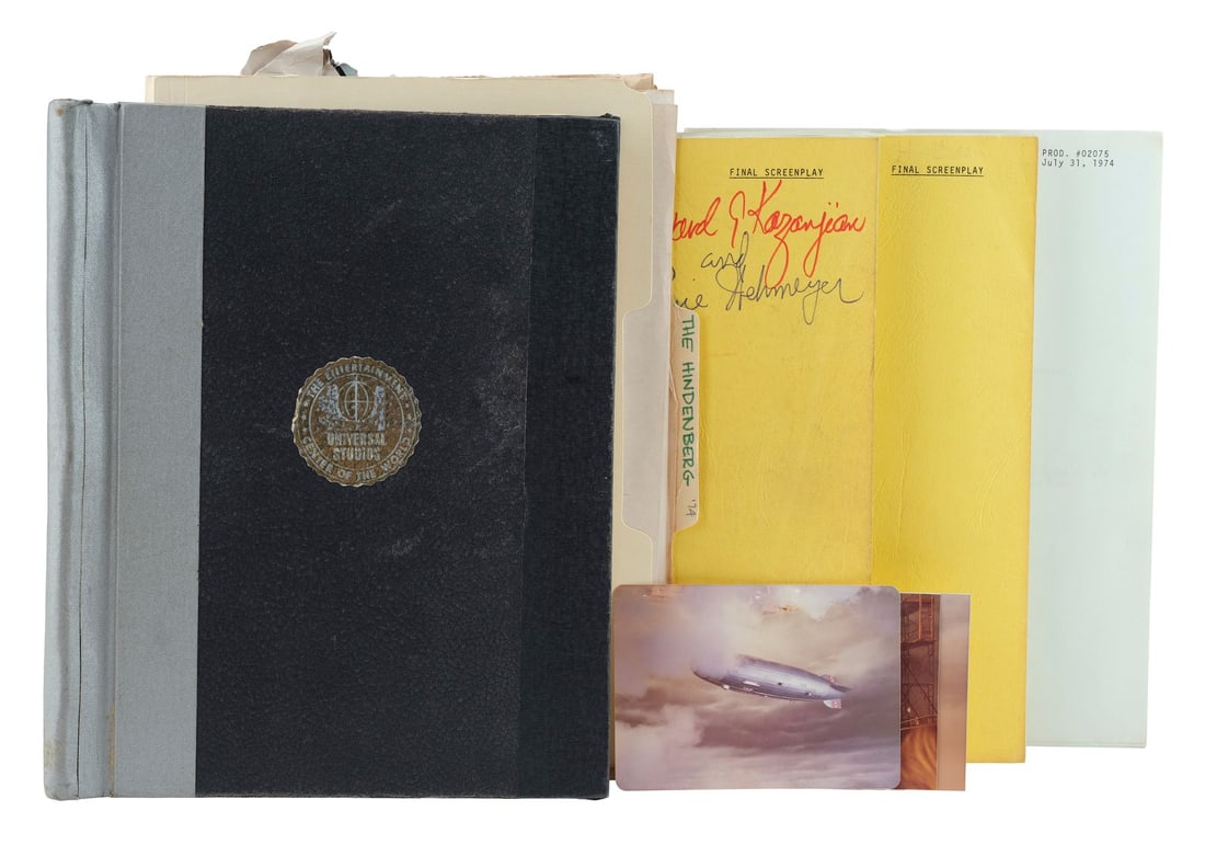 848. THE HINDENBURG (1975) - Howard Kazanjian Collection: Production Archive Including Scripts, Crew: B