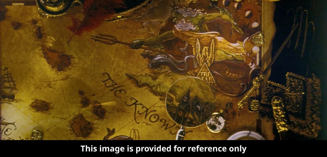 853. HOOK (1991) - Map Teaser Trailer Poster - 2