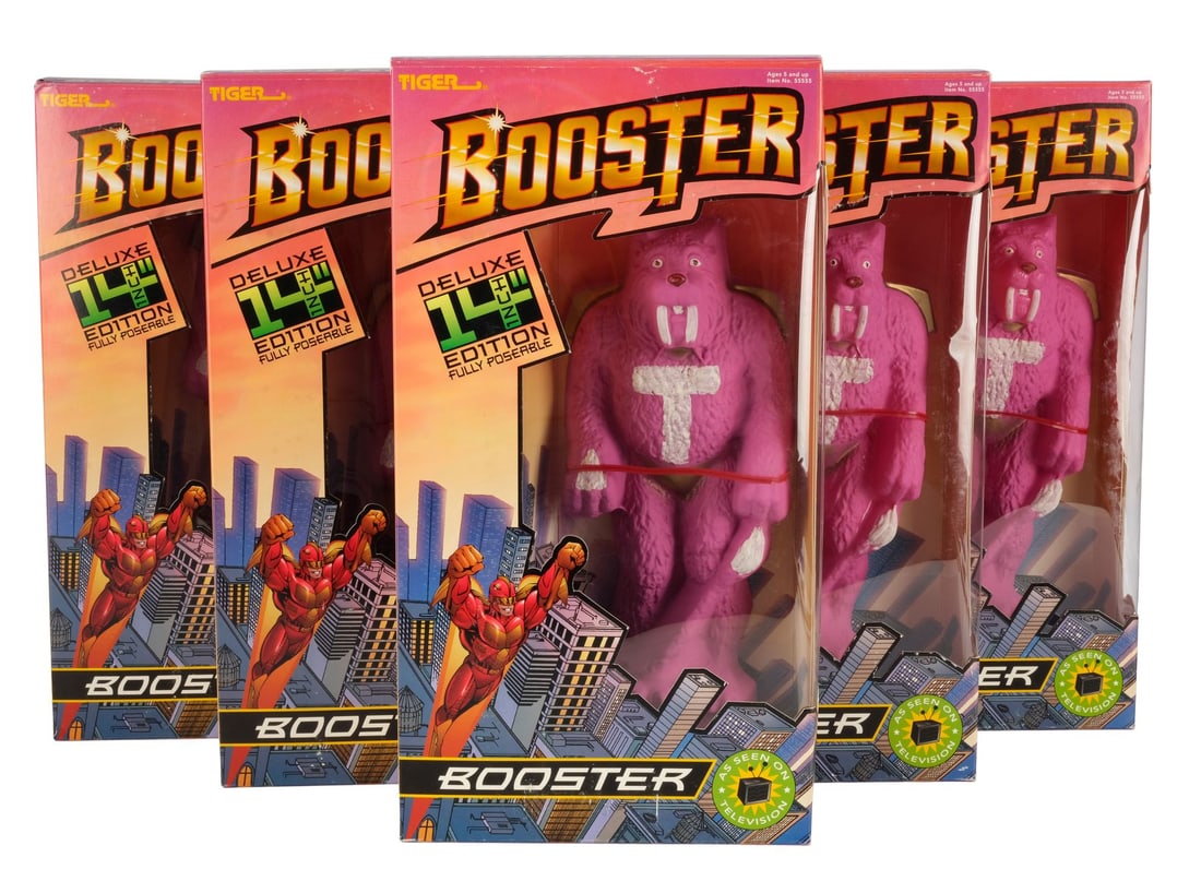 901. JINGLE ALL THE WAY (1996) - Set of Five Boxed Booster Action Figures: B
