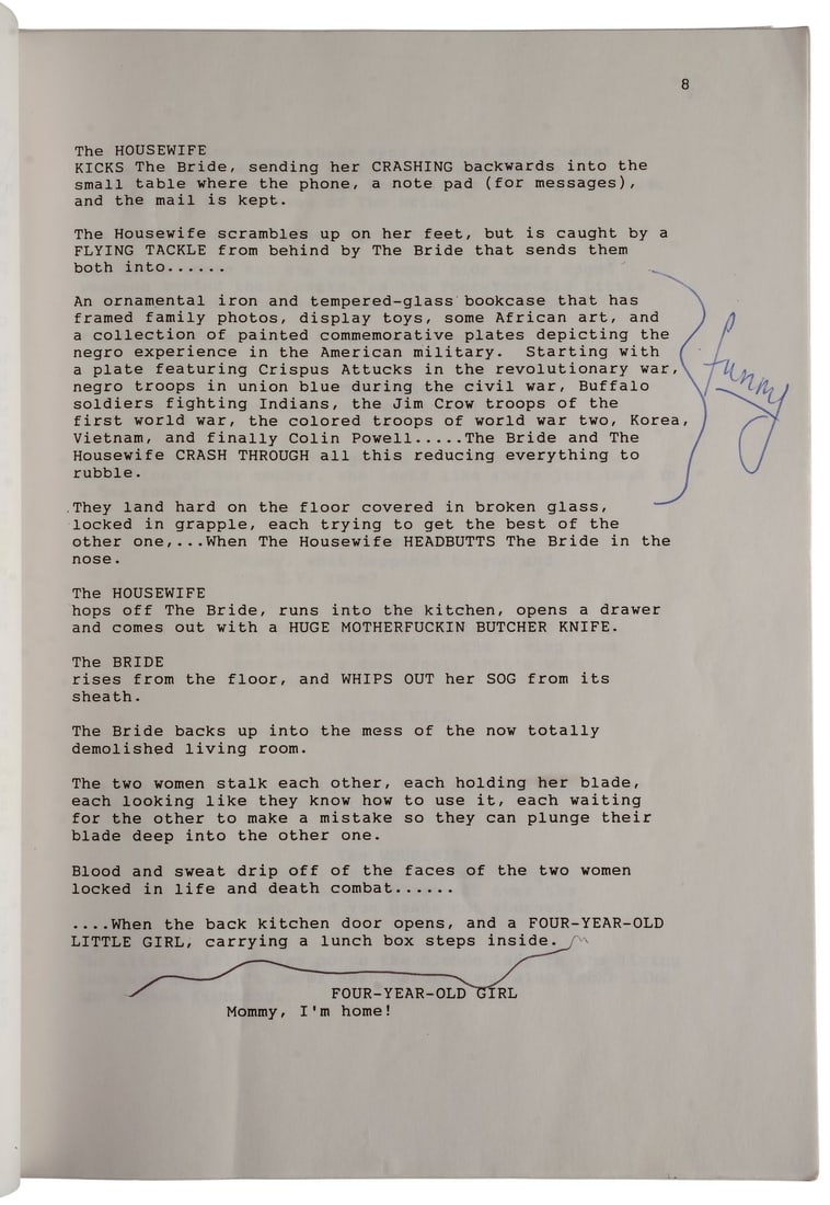 924. KILL BILL: VOLUME 1 (2003), KILL BILL: VOLUME 2 (2004) - Hand-Annotated Bound Script - 5