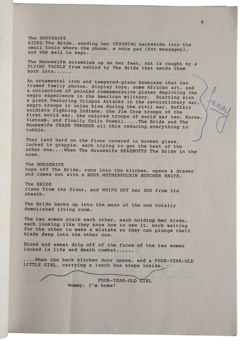 924. KILL BILL: VOLUME 1 (2003), KILL BILL: VOLUME 2 (2004) - Hand-Annotated Bound Script - 6