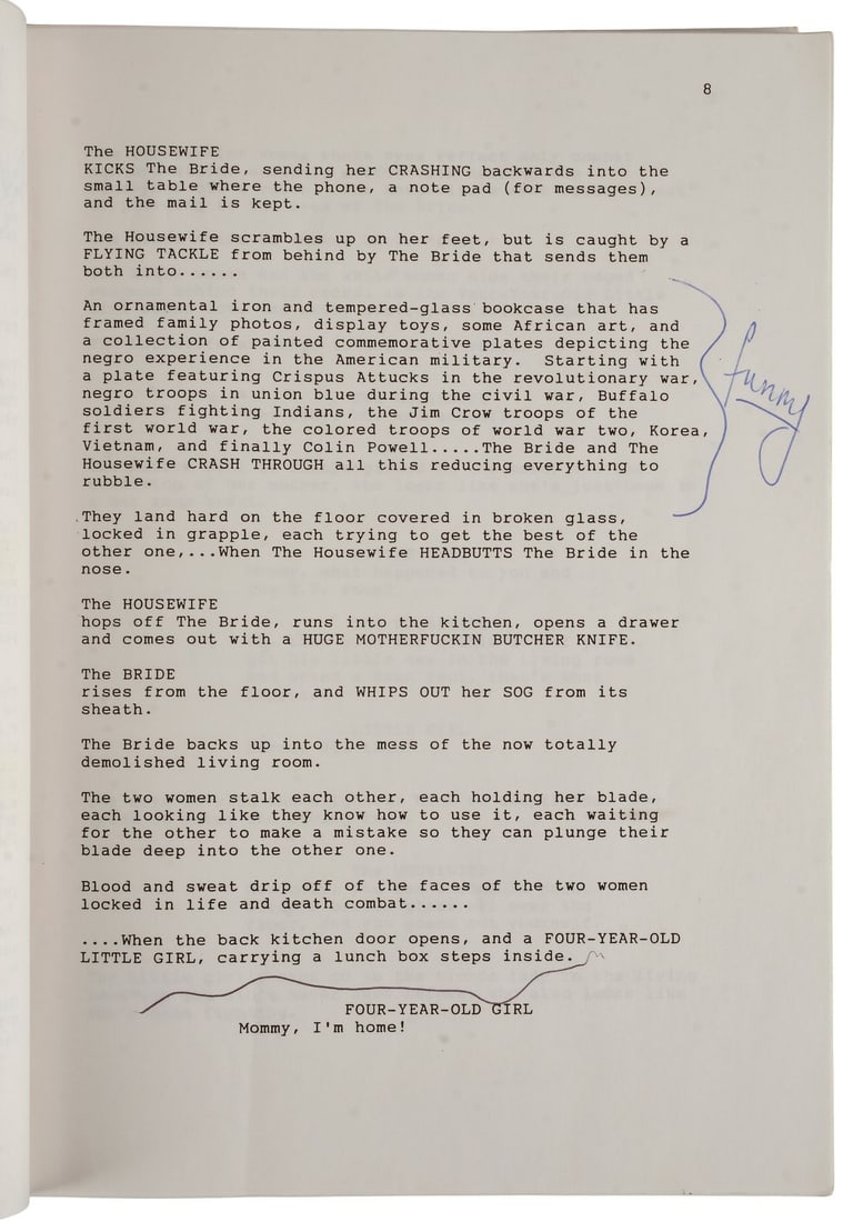 924. KILL BILL: VOLUME 1 (2003), KILL BILL: VOLUME 2 (2004) - Hand-Annotated Bound Script - 7