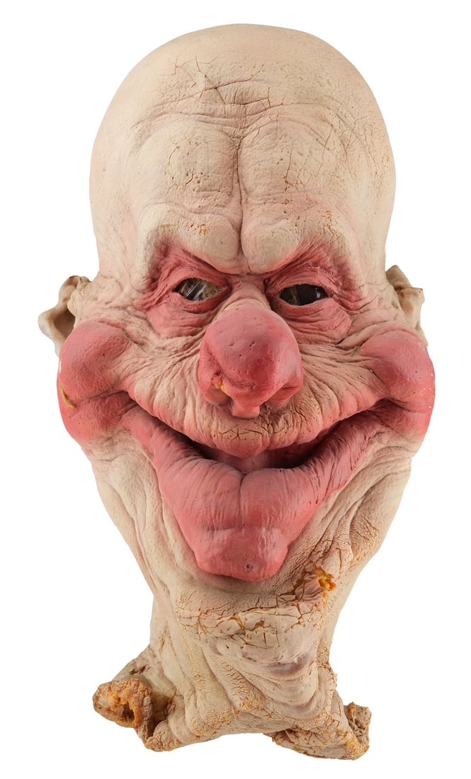 929. KILLER KLOWNS FROM OUTER SPACE (1988) - Slim Klown Head Casting from Original Molds: Bidding for this lot will end on Thursday, August 27th. The auction will begin at 9:30 AM (PDT) / 12:30 PM (EDT) / 5:30 PM (GMT) and lots are sold sequentially via live auctioneer; tune in to the