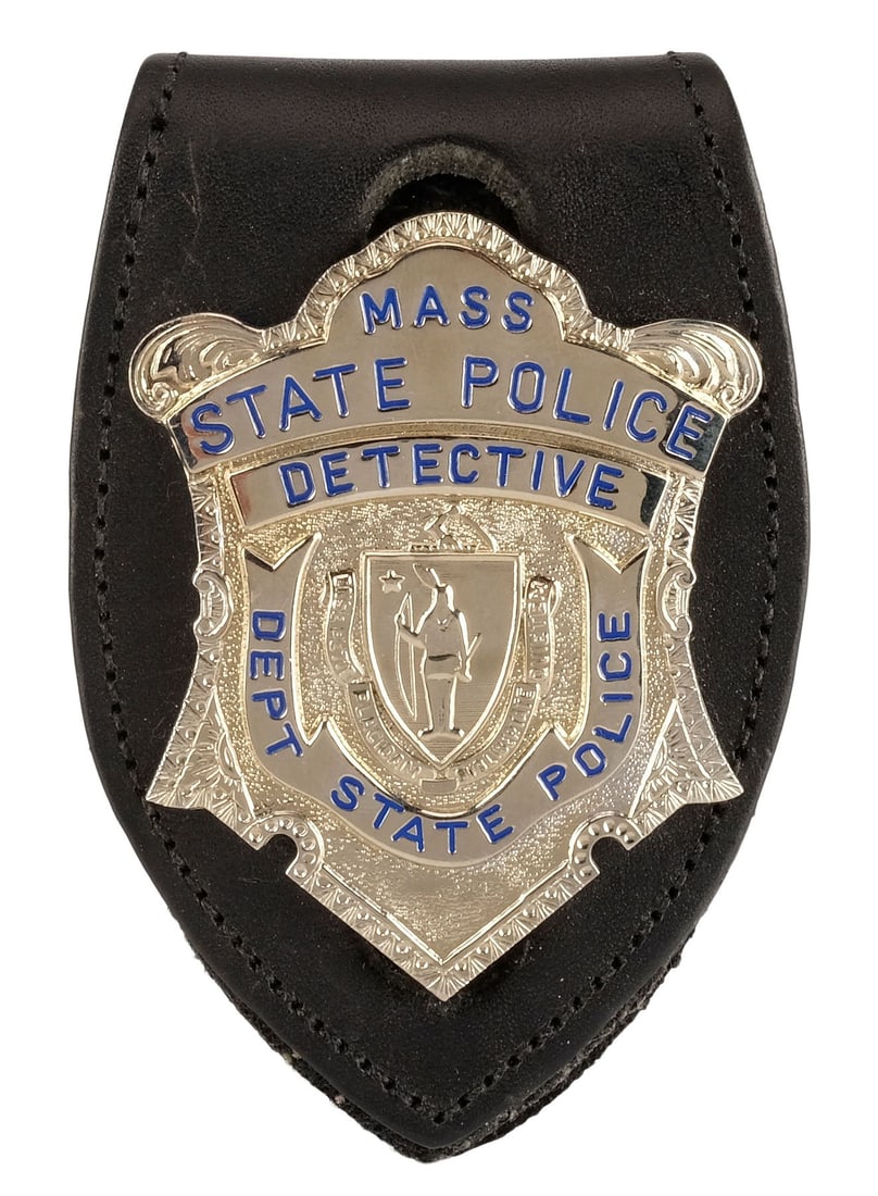 999. MYSTIC RIVER (2003) - Massachusetts State Police Detective Badge: B