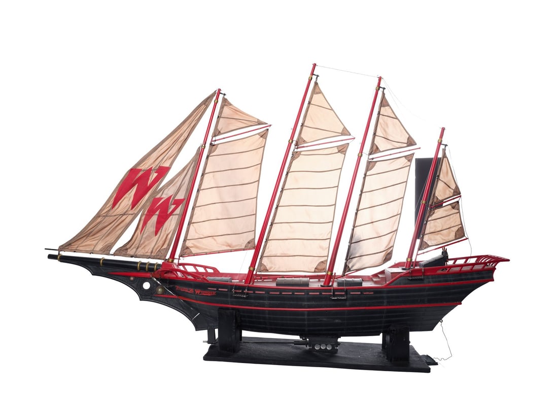 1044. STUART LITTLE (1999) - Oversized "Zillian B. Womrath" Racing Boat: B