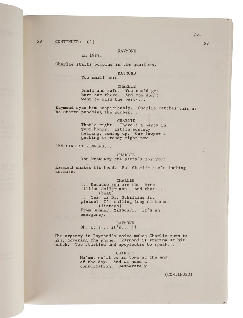 1077. RAIN MAN (1988) - Second Draft Script - 7