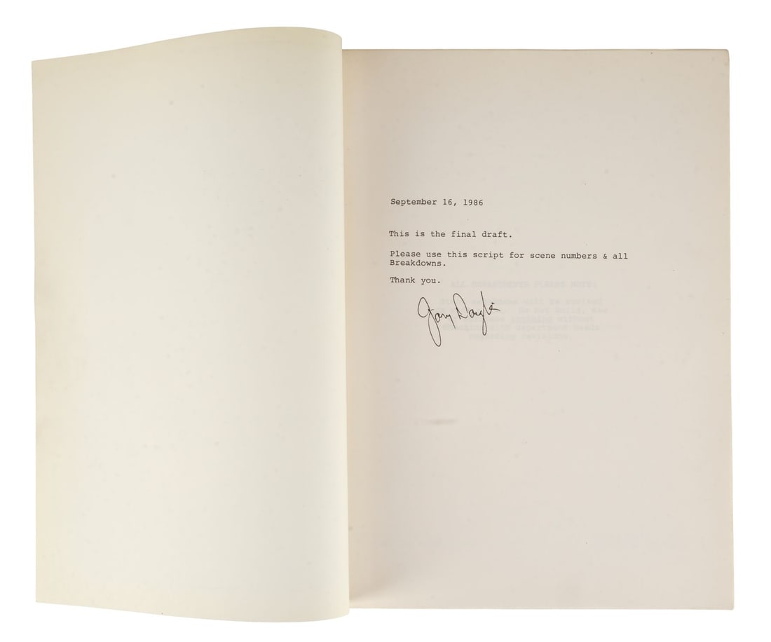 1098. THE RUNNING MAN (1987) - Hand-Marked Bound Final Draft Script - 4