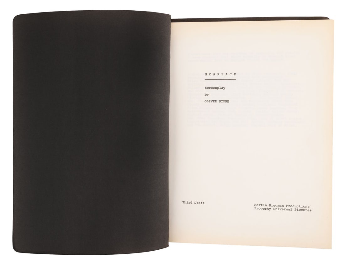 1104. SCARFACE (1983) - Bound Production Script - 2