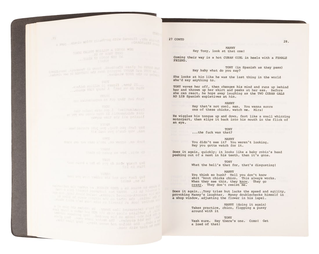 1104. SCARFACE (1983) - Bound Production Script - 6