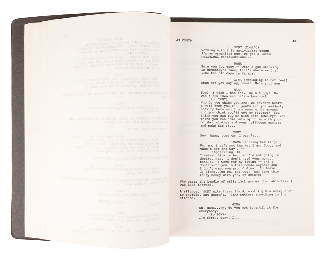 1104. SCARFACE (1983) - Bound Production Script - 7
