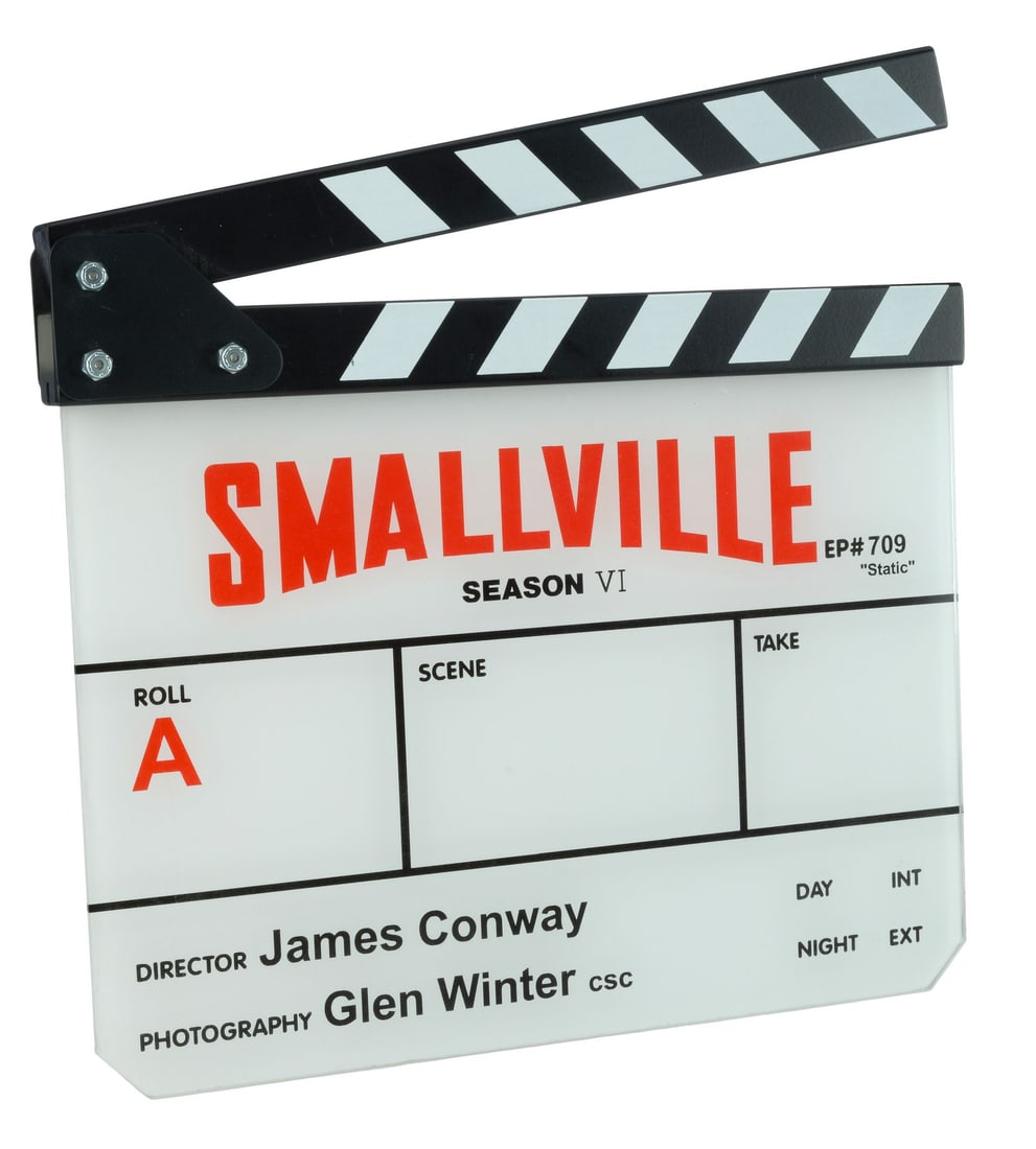 1134. SMALLVILLE (T.V. SERIES, 2001 - 2011) - "Static" "A" Camera Clapperboard: B
