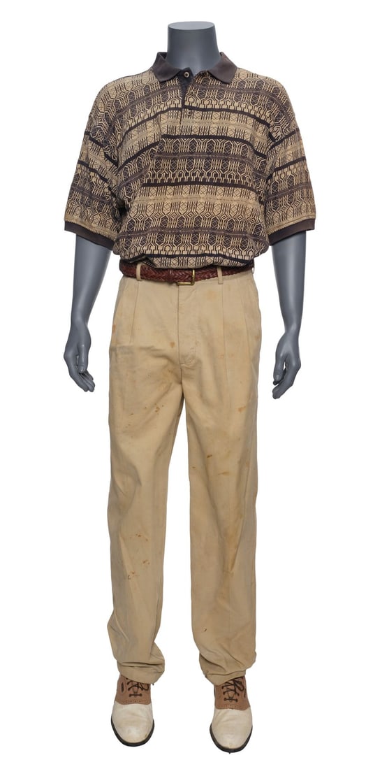 1262. TIN CUP (1996) - Roy "Tin Cup" McAvoy's (Kevin Costner) Golfing Costume with David Simms' (Don: B
